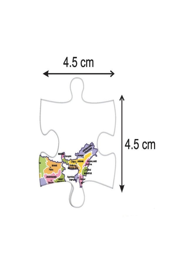 Mittimate Map of India Jigsaw Puzzle Game for Kids Age 4 to 6 Old I 36 Pieces Puzzle Toy I Birthday Gift for Children - Image 4